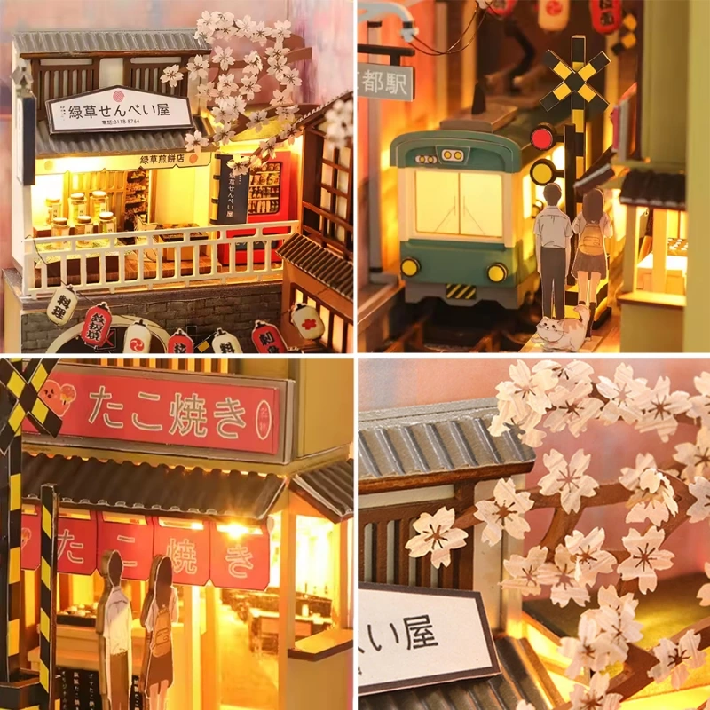 Sakura Holiday Diy Japanese Book Nook Kit  for Wholesale with Best Factory Price & Reliable Supply