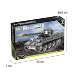 Wholesale WW2 German Tiger Tank Building Blocks Collectible Military Model Kit for Adults OEM Bricks Toy Factory (858 pcs)