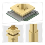 Custom Monas National Monument Building Blocks OEM Jakarta Landmark Model Kit Factory Indonesia Souvenir Gift