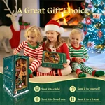Wholesale Christmas Book Nook Kit DIY Jingle Cabin Wooden Bookshelf Insert with LED Light Custom 3D Puzzle Miniature Supplier