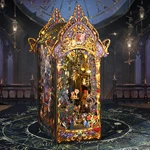 Hot Sale Custom 3D Wooden Puzzle Diy Book Nook Kit With LED Light