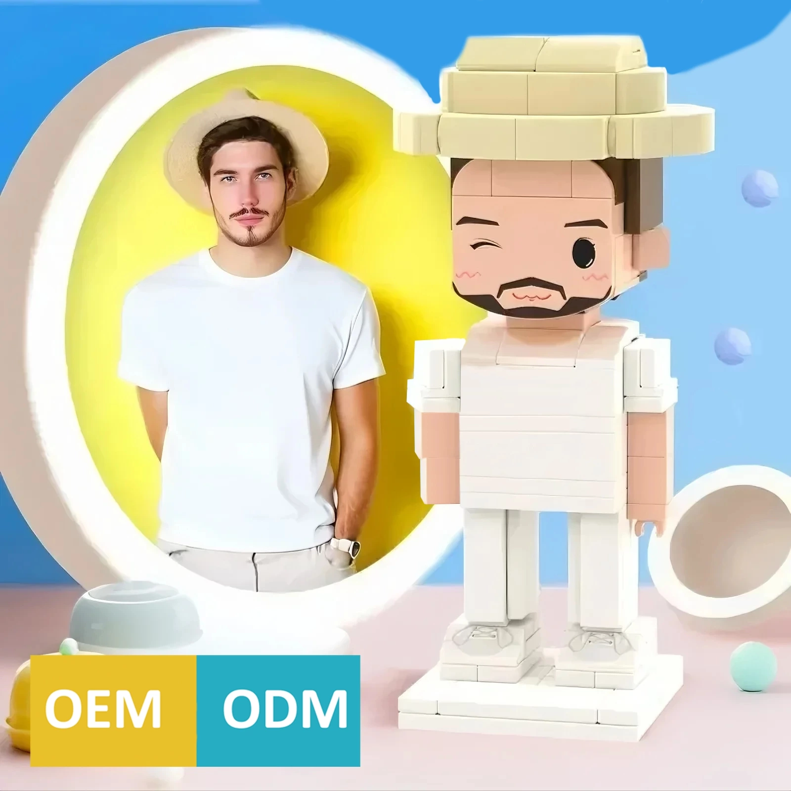 Custom Brick Heads Wholesale Micro Blocks OEM Mini Figure Supplier for Dropshipping