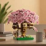 Wholesale Cherry Blossom Treehouse Building Blocks, Custom Sakura Tree Model Kit for Adults, OEM Home Decor Bricks Factory