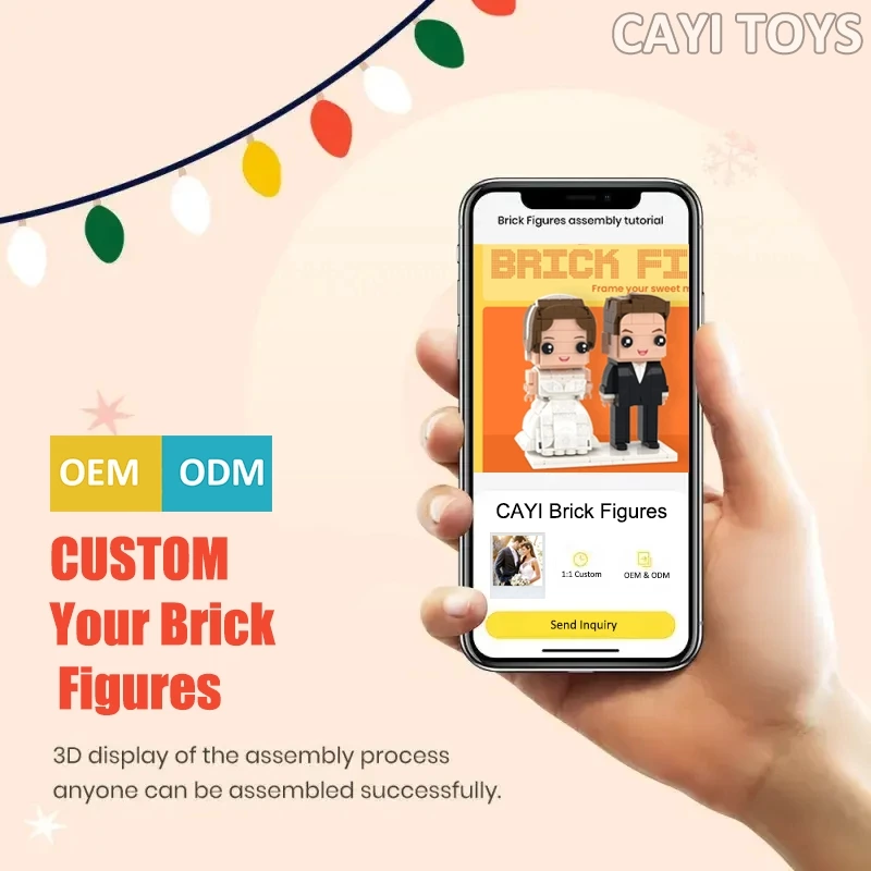 Custom Brick Heads Wholesale Micro Blocks OEM Mini Figure Supplier for Dropshipping