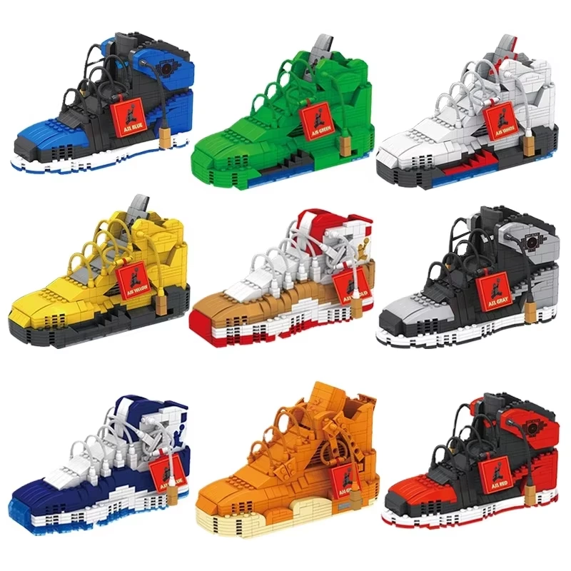 Wholesale Collectible Sneaker Building Block Kits for Custom Branding with Full OEM/ODM Design Service