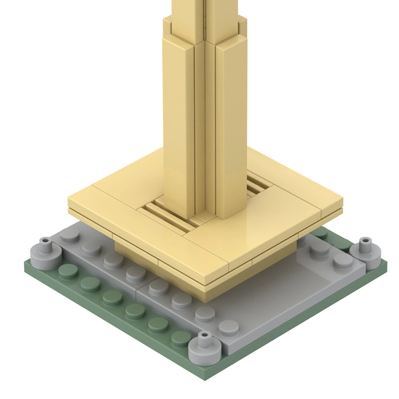 Custom Monas National Monument Building Blocks OEM Jakarta Landmark Model Kit Factory Indonesia Souvenir Gift