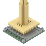 Custom Monas National Monument Building Blocks OEM Jakarta Landmark Model Kit Factory Indonesia Souvenir Gift