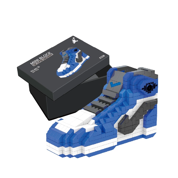 Mini Building Blocks Shoe Craft Decoration Set DIY Shoes Building Bricks