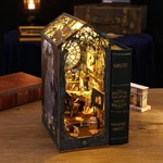 10.7-Inch Wooden DIY Book Nook Kit for Hobby & Gift Markets with Full OEM/ODM Custom Theme Service