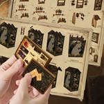 10.7-Inch Wooden DIY Book Nook Kit for Hobby & Gift Markets with Full OEM/ODM Custom Theme Service