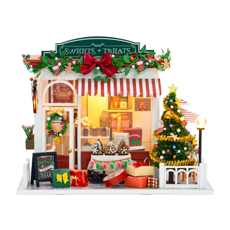 DIY Christmas Sweets Shop Miniature Kit for Wholesale with Best Factory Price & Reliable Supply