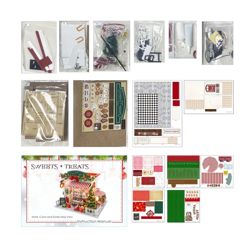 DIY Christmas Sweets Shop Miniature Kit for Wholesale with Best Factory Price & Reliable Supply