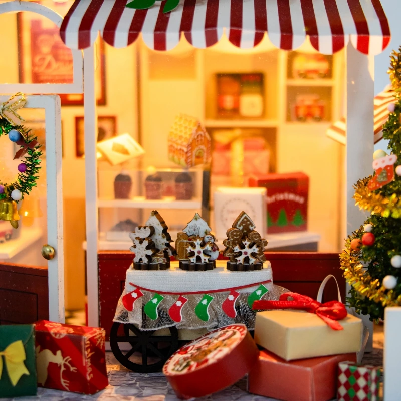 DIY Christmas Sweets Shop Miniature Kit for Wholesale with Best Factory Price & Reliable Supply