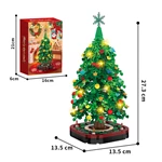 Christmas Tree Toys Building Block Sets With Led Light For Wholesale With Best Factory Price & Reliable Supply