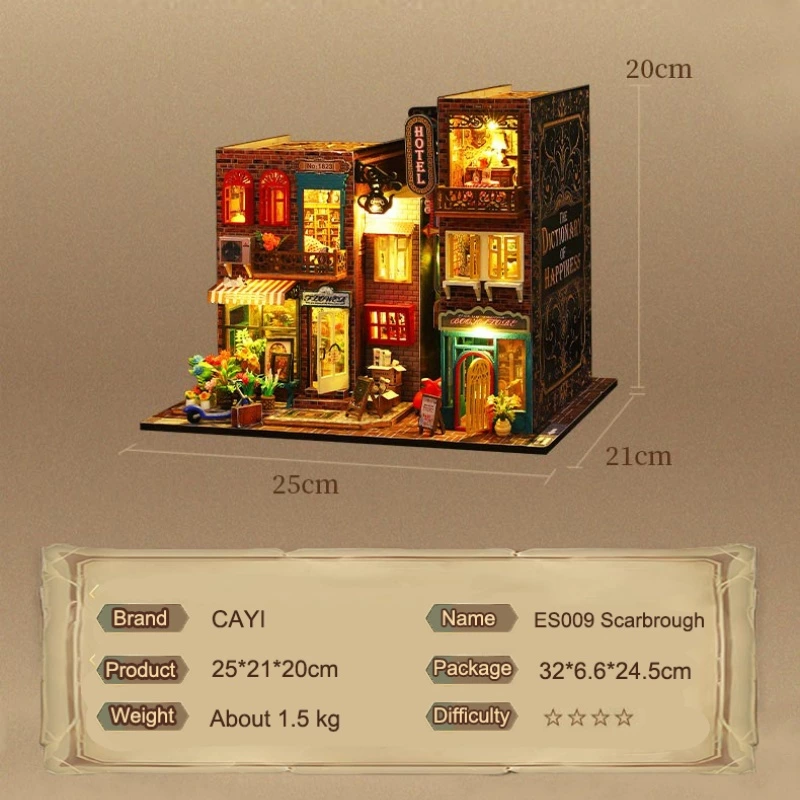 minicity book nook kit