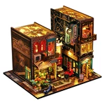 12-Inch Wooden Vintage DIY Book Nook House for Collectible & Hobby Markets with Full OEM/ODM Custom Scene Development