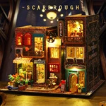 12-Inch Wooden Vintage DIY Book Nook House for Collectible & Hobby Markets with Full OEM/ODM Custom Scene Development