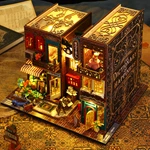12-Inch Wooden Vintage DIY Book Nook House for Collectible & Hobby Markets with Full OEM/ODM Custom Scene Development
