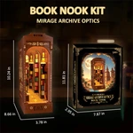 Light-up Infinity Mirror Fantasy Book Nook Building Kit With Full Oem/odm Service
