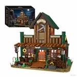 CAYI Western Tavern Lighting Custom ABS Plastic Building Block Toys With Full Oem/odm Thematic Design Service