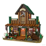 CAYI Western Tavern Lighting Custom ABS Plastic Building Block Toys With Full Oem/odm Thematic Design Service