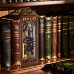 Wholesale Custom Light-up Dual-mode Magic Alley Building Brick Book Nook With Full OEM/ODM Service