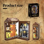 Wholesale Custom Light-up Dual-mode Magic Alley Building Brick Book Nook With Full OEM/ODM Service