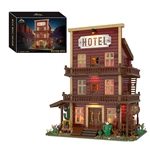 CAYI Old Western Hotel Assembly Building Brick Toys with with Full OEM/ODM Service