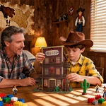 CAYI Old Western Hotel Assembly Building Brick Toys with with Full OEM/ODM Service