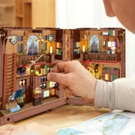 CAYI Plastic Magic Witch Craft Building Block Book Nook Kit With Full Oem/odm Thematic Development Service