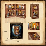 CAYI Plastic Magic Witch Craft Building Block Book Nook Kit With Full Oem/odm Thematic Development Service