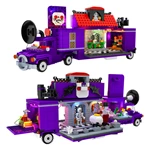 1224PCS Halloween Haunted House Truck Building Blocks Set with LED Lights, Mobile Ghost Dining Car Construction Toy for Adults & Teens