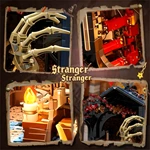 1206-Piece Light-Up Strange Things Horror Book Nook for Sci-Fi Collectors & Hobby Retail with Full OEM/ODM Thematic Design Service