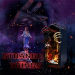 1206-Piece Light-Up Strange Things Horror Book Nook for Sci-Fi Collectors & Hobby Retail with Full OEM/ODM Thematic Design Service