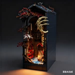 1206-Piece Light-Up Strange Things Horror Book Nook for Sci-Fi Collectors & Hobby Retail with Full OEM/ODM Thematic Design Service