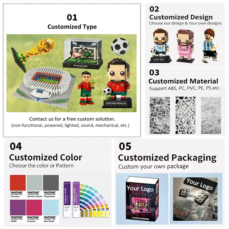 Premier OEM/ODM Custom Soccer & Sports Building Block Manufacturing Service for Clubs, Brands & Corporate Events